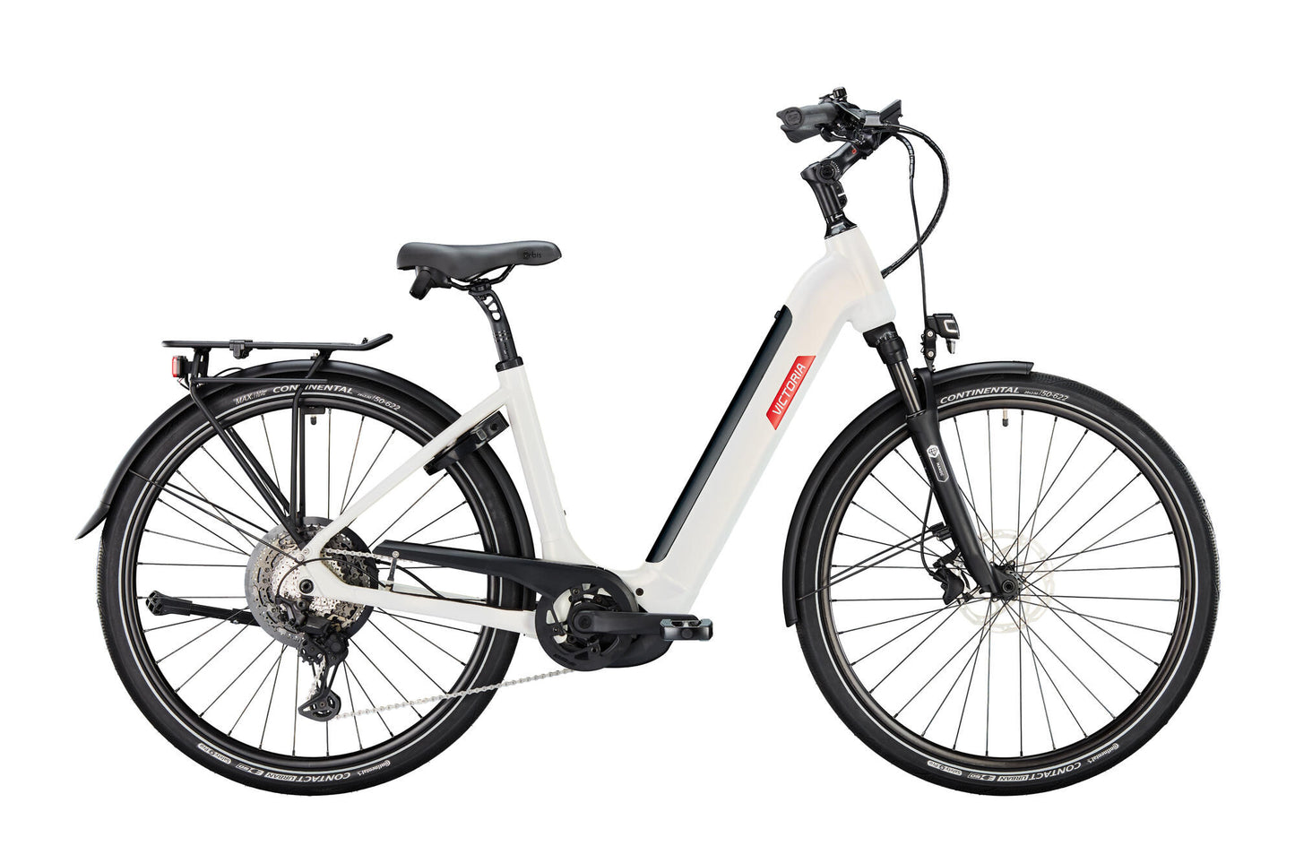 Bici da trekking elettrica Victoria manoc 6 (#1) ebike vict. manoc 6 28 54 11sp onda bianco