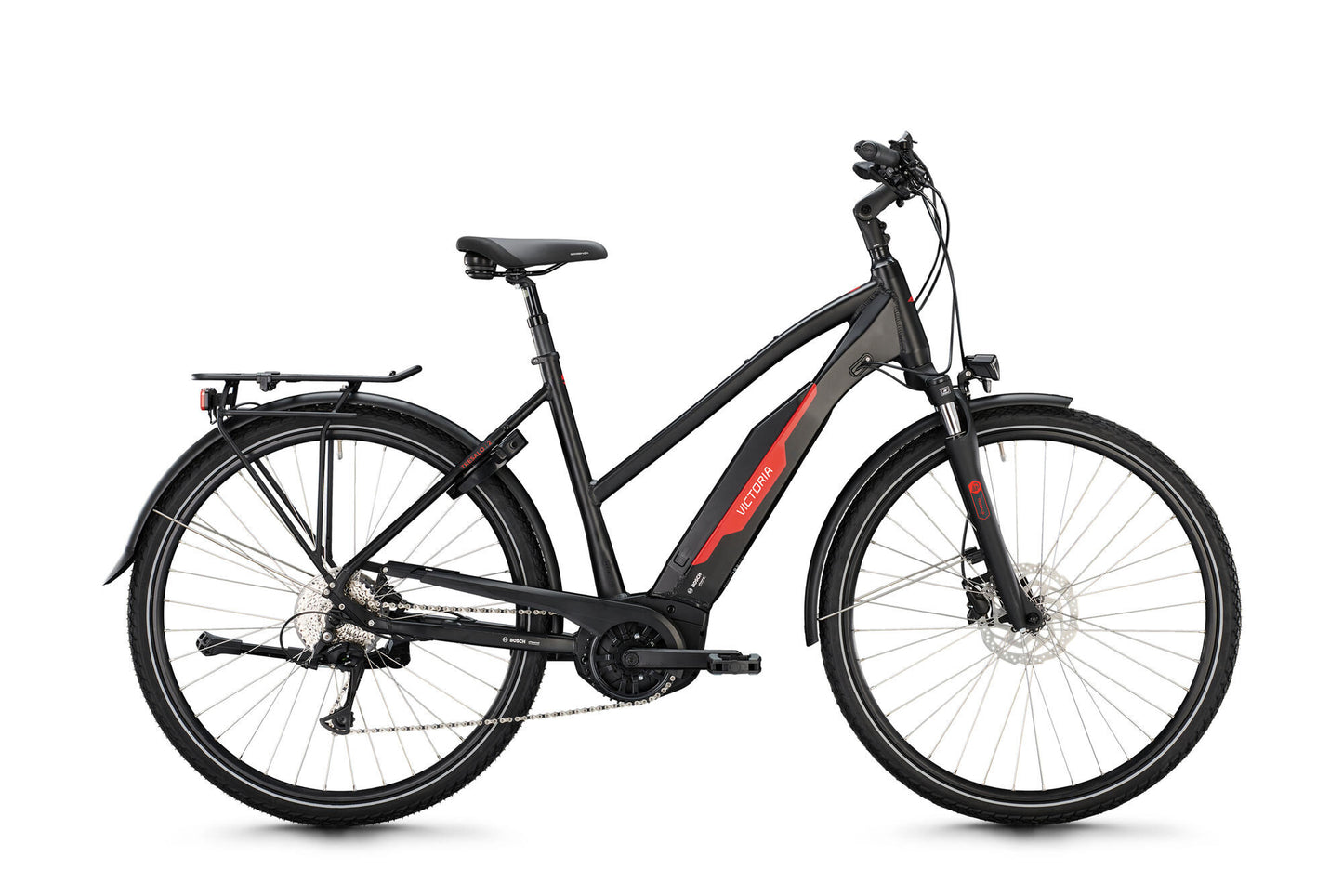 Victoria Electric Trekking Bike Tresalo 2 (#1) Ebike Vict. Tresalo 2 28 53 9SP Scale. nero