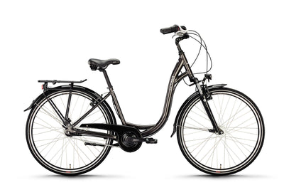 Victoria stadsfiets classic 7 mod. 24 bike vict.classic 7 28 55 low entry 7sp anthr.