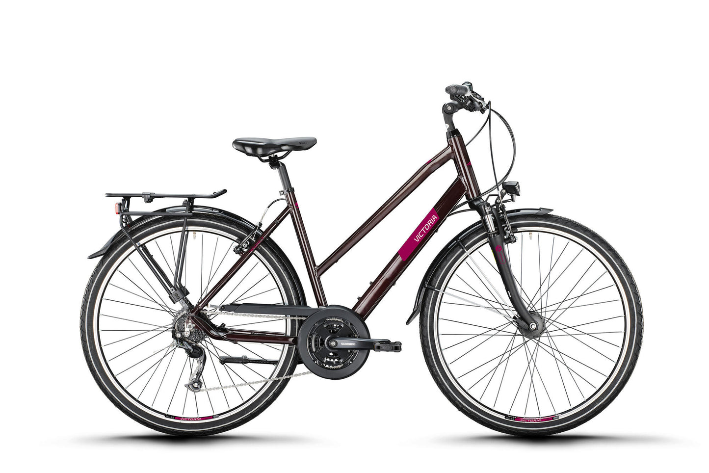 Victoria Trekking Bike Treqana 2 Mod. 24 Bike Vict.treqana 2 28 51 scale. 24sp Rosso Brown