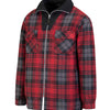 Gilet in pile da boscaiolo Storvik Products Stanley termo rosso nero 3XL