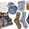 Out of the blue set regalo bicchiere da 280 ml con calzini