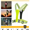 LED running safety vest,