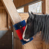 Producten halfronde koeborstel veeborstel blauwrood xl