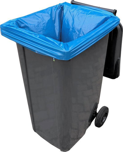 Container bags ldpe 6525 x 140cm t 70 blue 240ltr