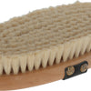 Cepillo para caballos con respaldo de madera