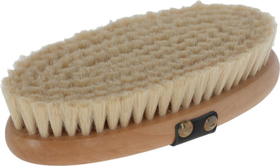 Cepillo para caballos con respaldo de madera