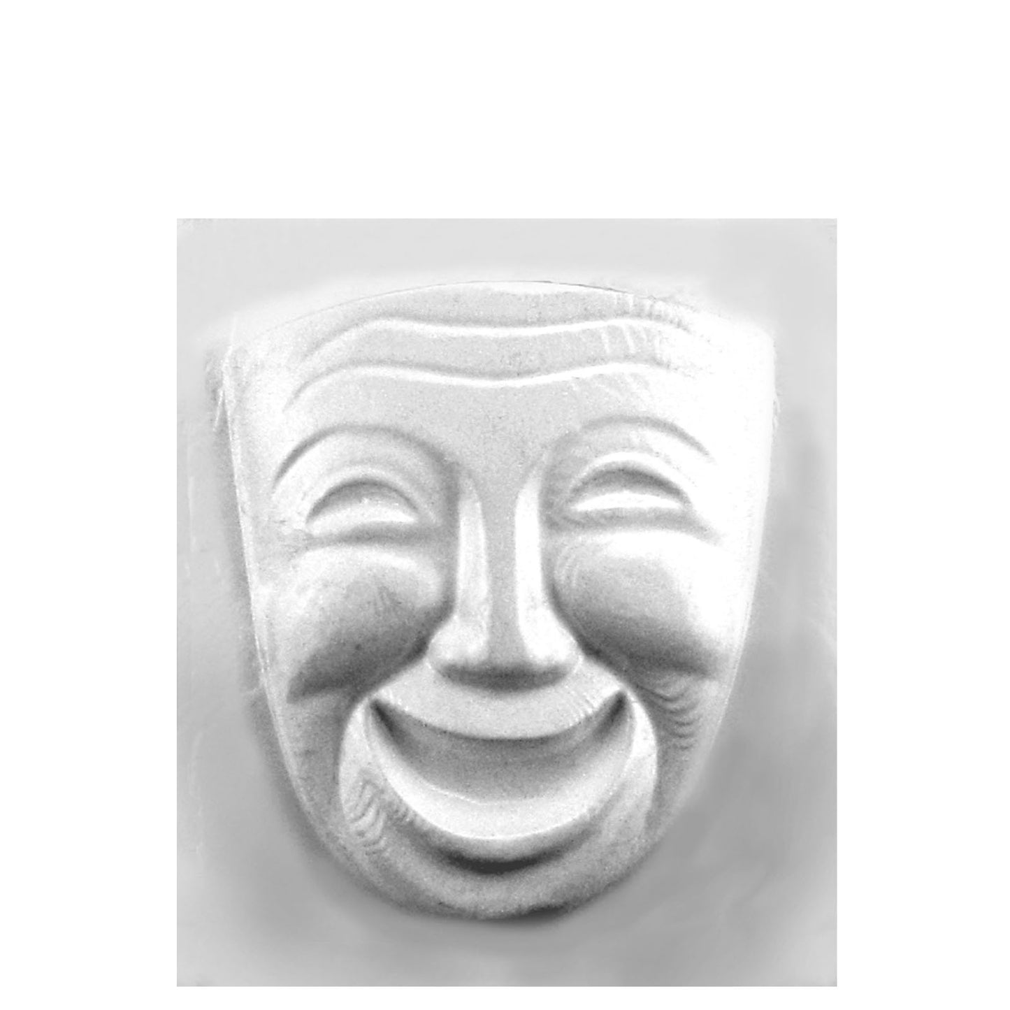 Vaessen creative • molde de yeso máscara sonriente