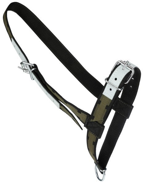 Producten stierenhalster nylon met d ring