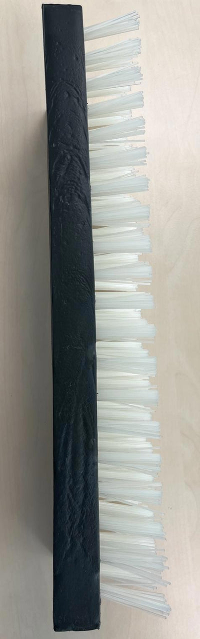 Spazzola per vitelli nylon bianco 4 cm 45x15 cm