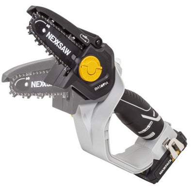 Set motosega Batavia nexxsaw a batteria con una mano 18v v3