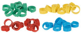 Anelli di pollo 16 mm gialli 20 pezzi - afbeelding 2