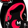 Flexi producten rollijn new classic koord rood m8 meter tot 20kg