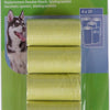 Sacchetti per escrementi cane verdi 4x20pz biodegradabili