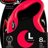 Flexi producten rollijn new classic band rood l8 meter tot 50kg