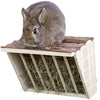Kerbl producten hooiruif xl met zitplank nature 28 x 20 5 x 22 cm