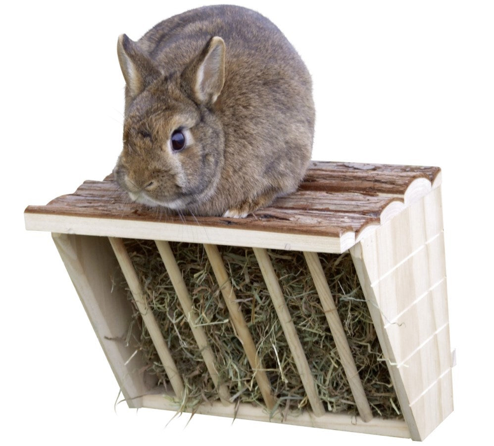 Kerbl producten hooiruif xl met zitplank nature 28 x 20 5 x 22 cm