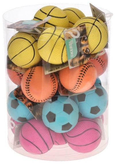 Bola neón 6 cm surtida | 24 piezas