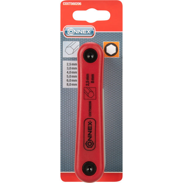 Set chiavi esagonali Connex 6 pezzi