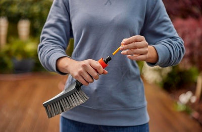 Gardena Cleansystem Handbrush S morbido, con connessione tubo