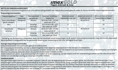 Imex oro contro erbacce e muschio 450ml