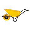 MM Products carretilla contenedor plástico 85l rueda principal amarilla negra