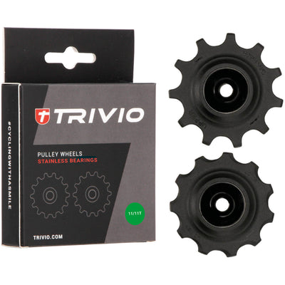 Trivio - derailleurwieltjes 11 11t stainless lagers