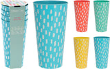 Excellent houseware cup set 4-piece 400ml plastic - afbeelding 1