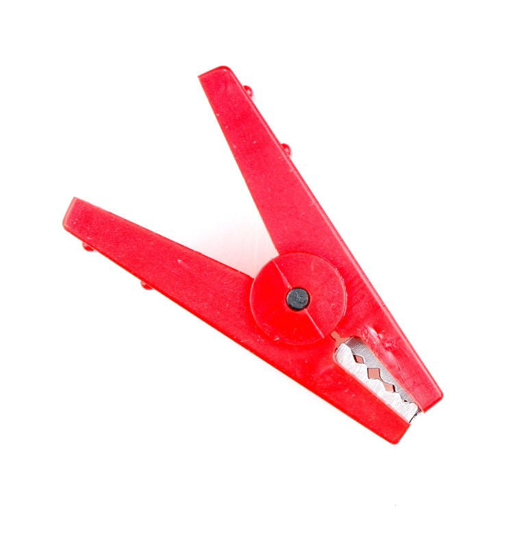 Pinza de cocodrilo roja