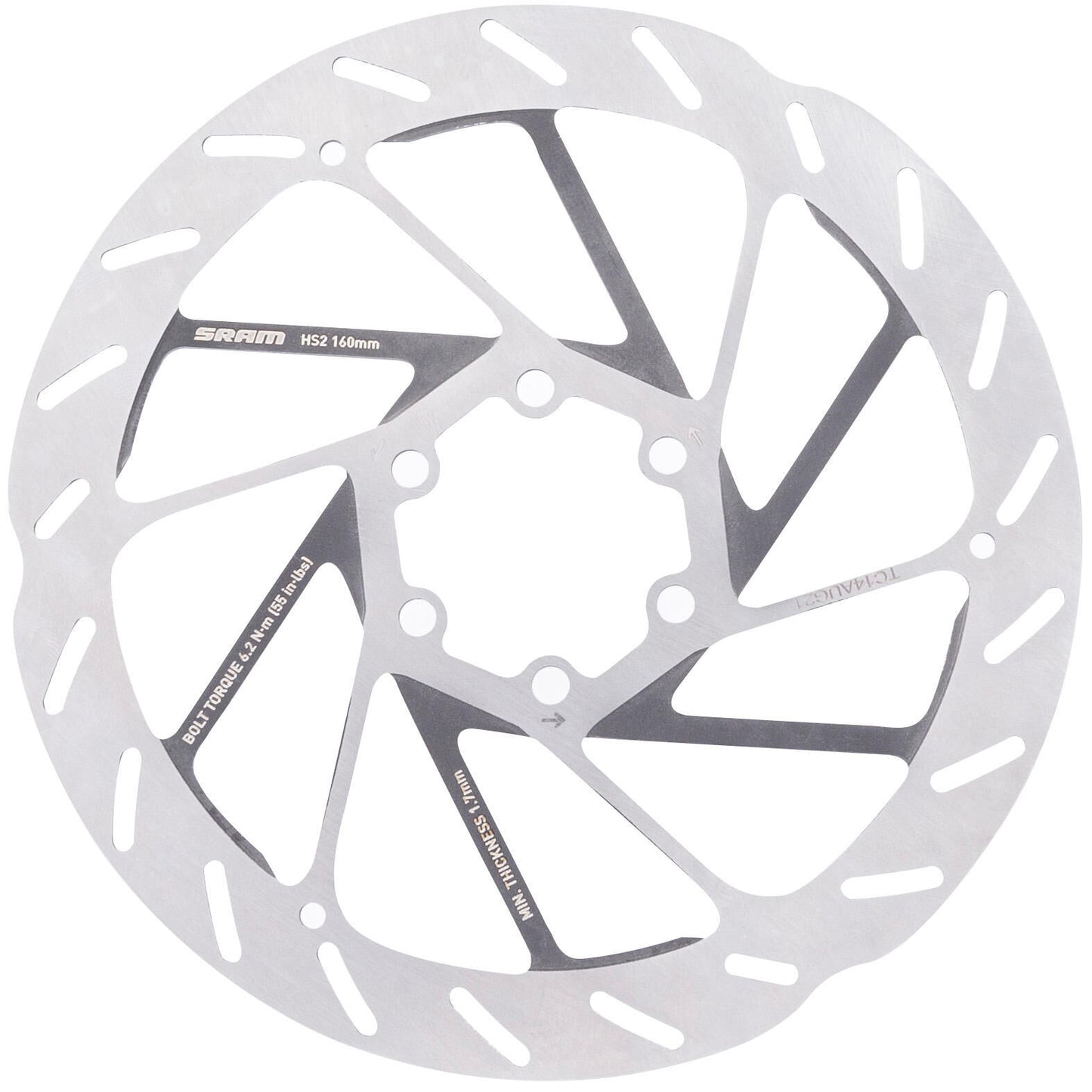 Freno a disco sram hs2 6h 160mm