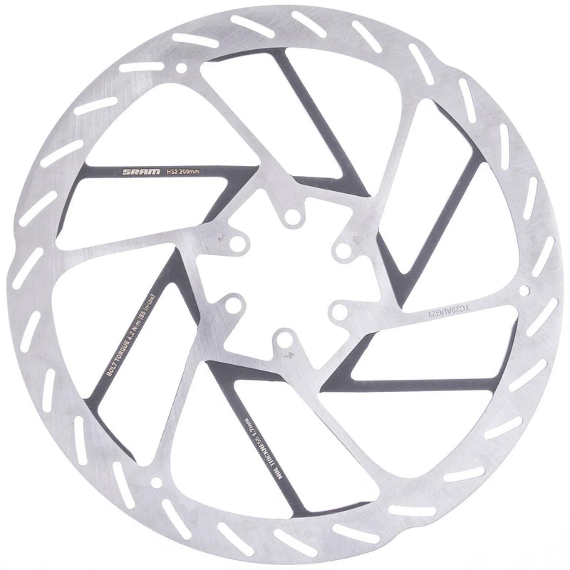 Sram remschijf hs2 brake rotors hs2 200 mm 6b rounded