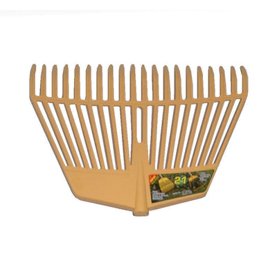 Rastrello per foglie eurotool mm 45 cm 20 td plastica gialla sfusa