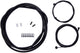 Contec remkabelset stop++ ct brake cable set stop++ steel fr+rear compl black