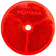 Busch + Müller B M Reflector posteriore Plastica 61mm, rosso