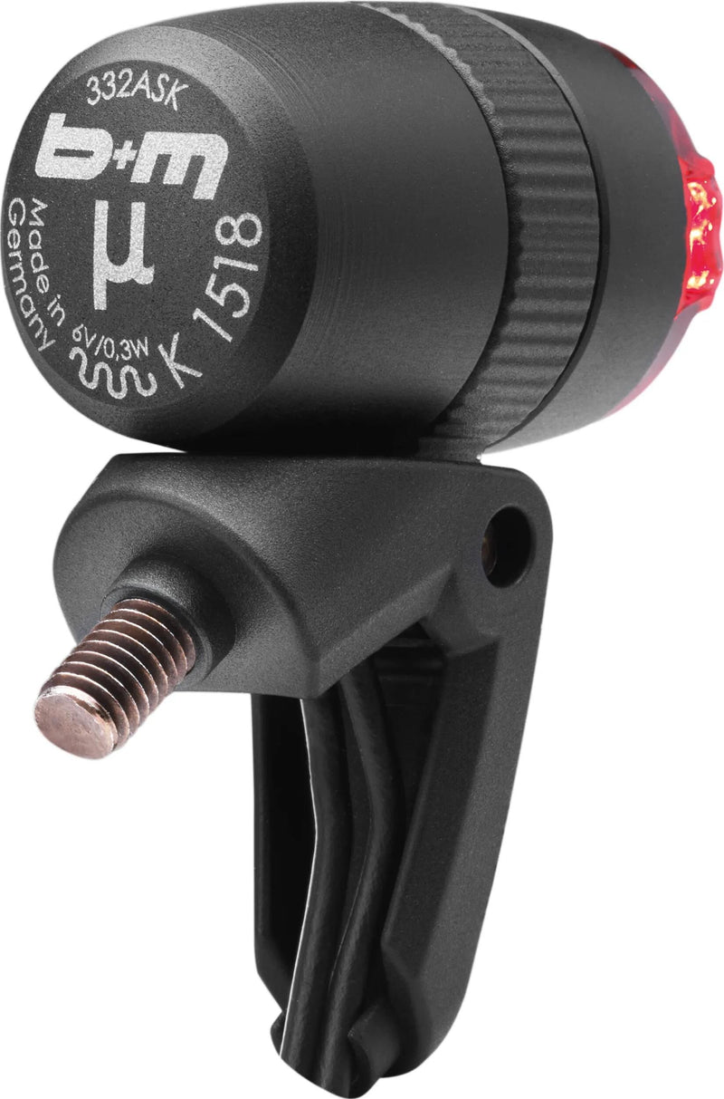 Busch + müller achterlicht mü plus led rear light b m mue fender stay at.black