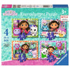 RAVENSBURGER - GABBY's Doll House Leg Puzzle 4in1