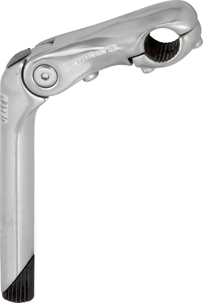 Ergotec stuurpen kobra vario stem cobra 25,4mm 90 180mm silver alu