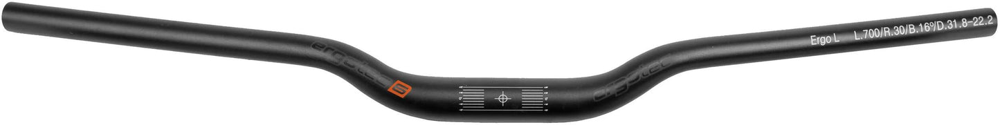 Ergotec stuur ergo plus l 31,8 12� mat zwart