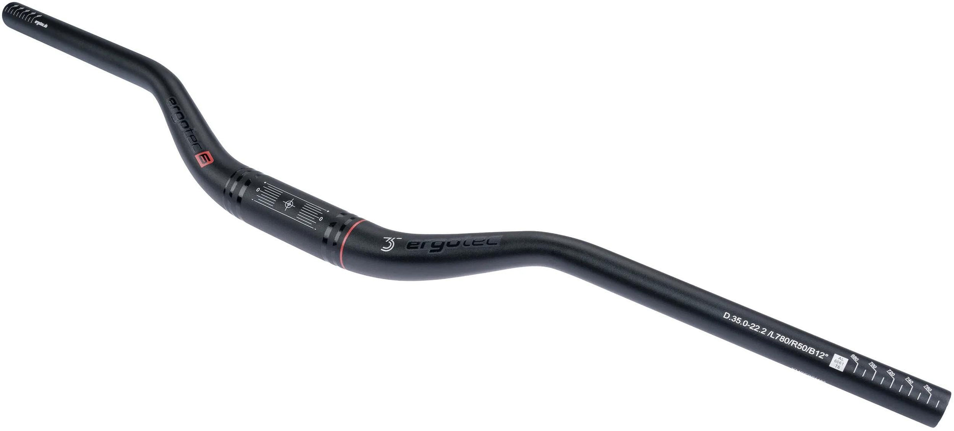 Invia barra del riser Ergotec Ø35.0x780 - NERO