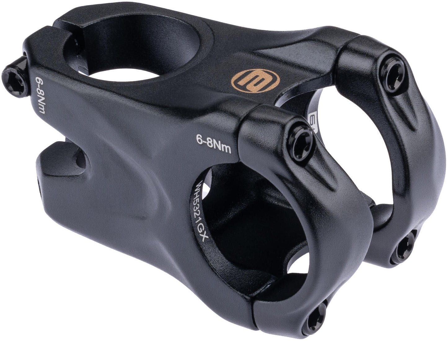 Ergotec stuurpen bass stem bass 31,8mm black gold