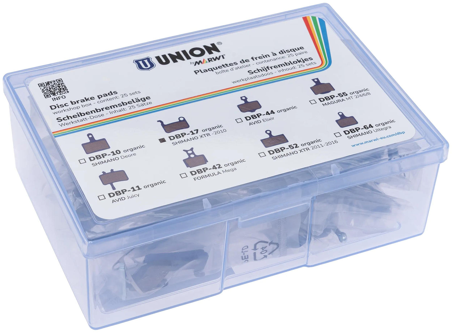 Blocco freno a disco Shimano 6859 Box A 25 set