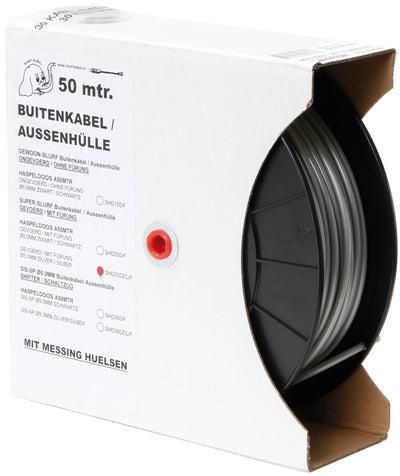 Haspel cavo esterno rem teflon 50m argento