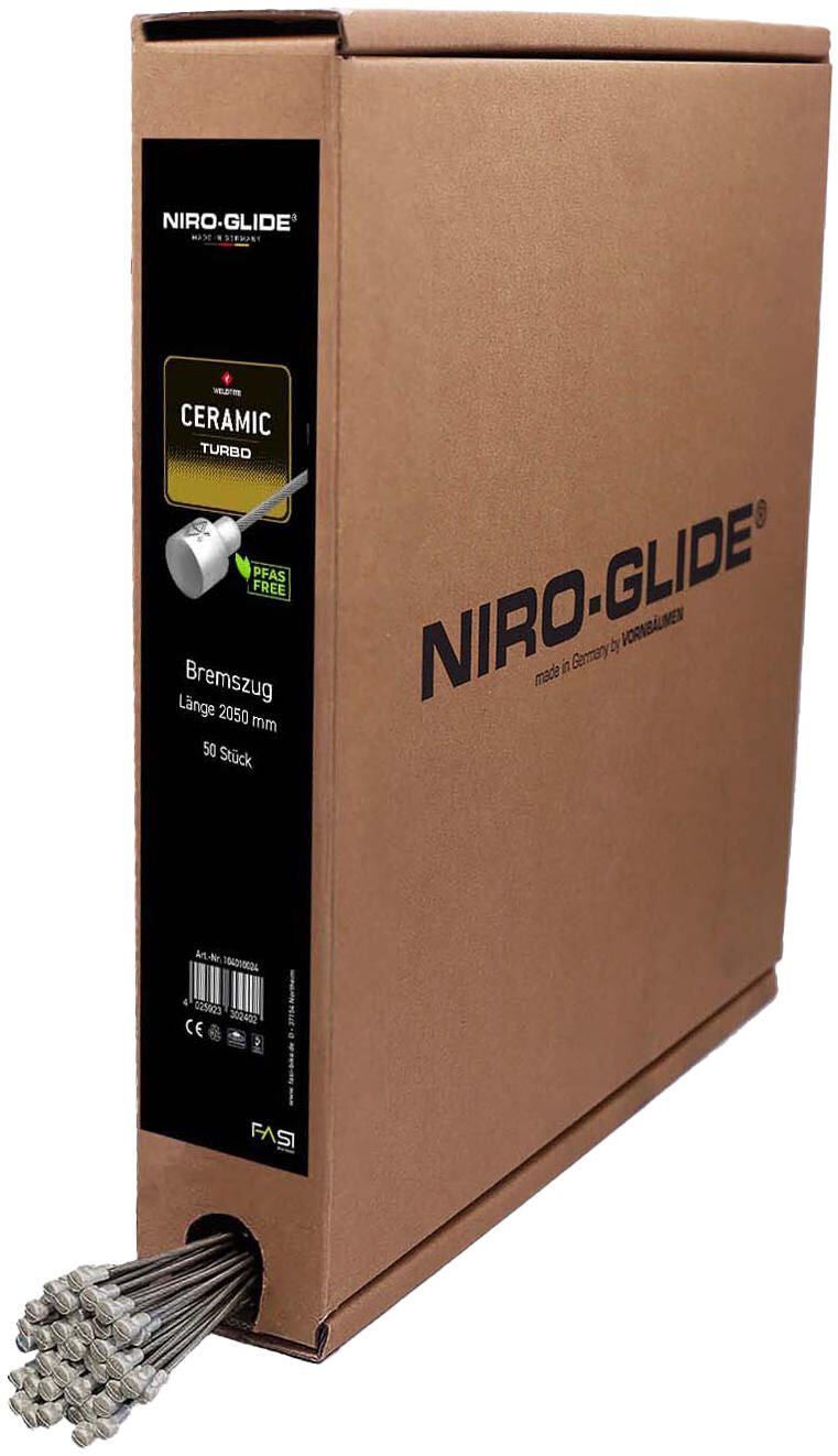 Niro-Glide Niro Glide Ceramic Turbo Braking Cables de pera 205