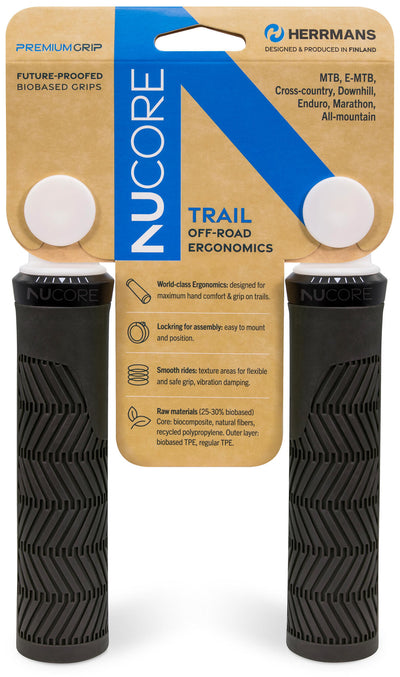 Set manopole Sturmeyarcher nucore trail wave 130 130mm nero