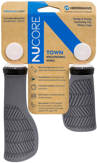 Herrmans mangos nucore grip town wave 90 130mm gris