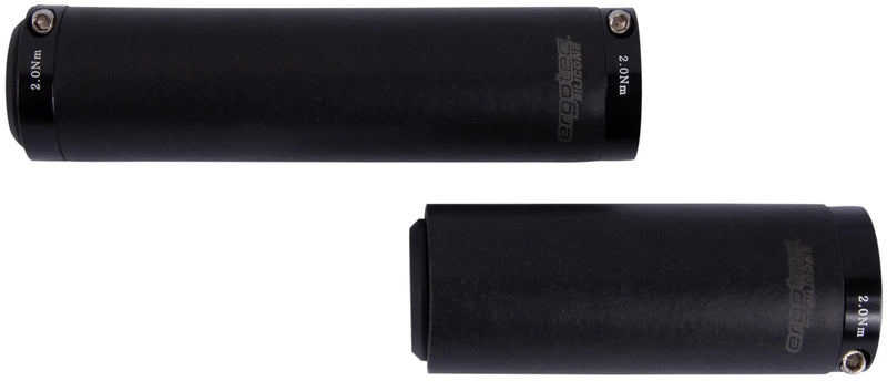 Set di manico Ergotec Bilbao 130 90mm silicone nero