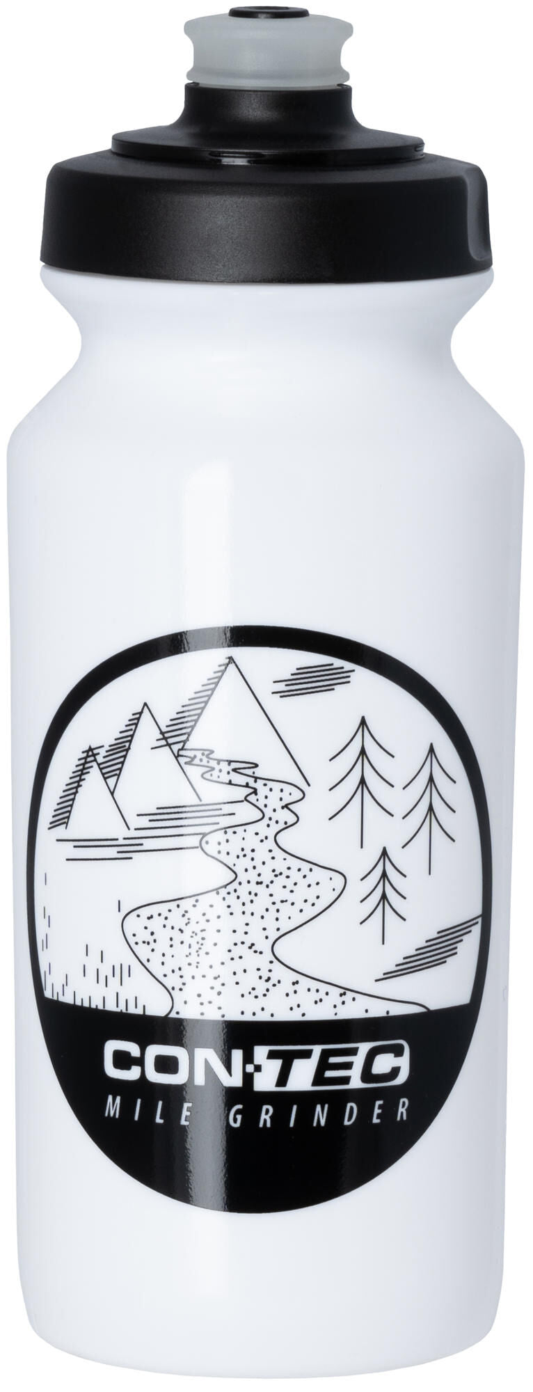 Contec trinkflasche rivers evo mile grinder ct bottle rivers eco mile grinder 500ml white black