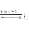 Kabelset Elvedes Trommelrem 1.70M 2.35M Rvs Zwart