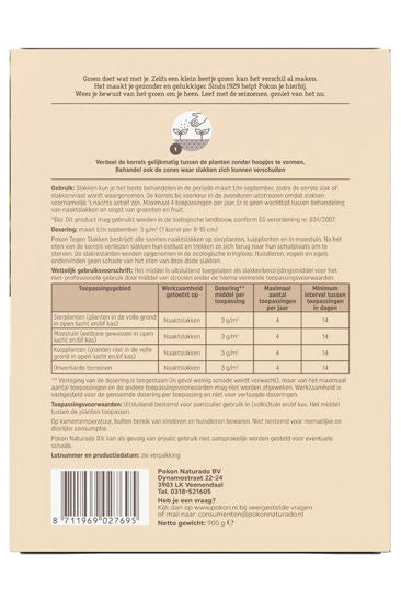 Pokon bio tegen slakken korrels 900gr