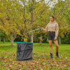 Gardena tuinafvalzak pop-up rechthoekig, maat m (zwart turquoise, tot 130 liter)